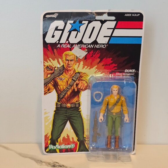 Super 7 ReAction Figure G.I. Joe Duke 3.75-in Action Figure - Picture 1 of 4